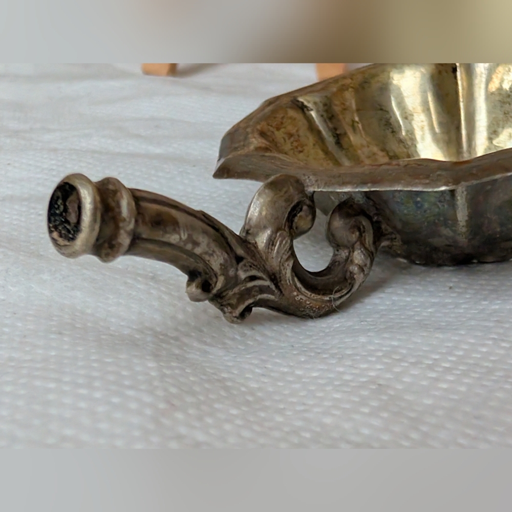 Antique Silver Sugar Sifter Strainer | Germany | Patina | Immigrant Heirloom - Picture 4 of 7